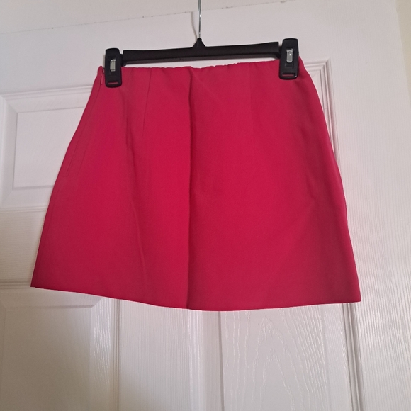 NWT Abercrombie & Fitch Scarlet Pink Mini Skort Sz: Xs - Picture 5 of 8